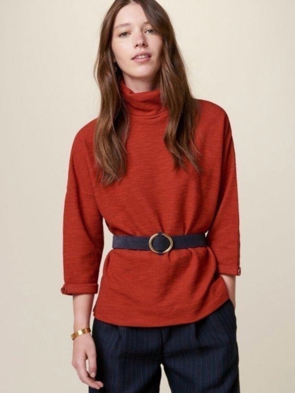 Sessun Massala Cotton Janis Sweatshirt in Red